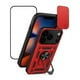 thumbnail image 1 of Carcasa Para iPhone 17 Anti Golpes Anillo Rojo + Mica, 1 of 7