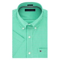 Camisa Tommy Hilfiger De Manga Corta Con Botones En Forma De Cactus Para Hombre