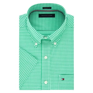 Camisa Tommy Hilfiger De Manga Corta Con Botones En Forma De Cactus Para Hombre