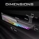 thumbnail image 2 of Soporte GPU Antec Dagger ARGB, Color Negro, 2 of 4