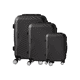 thumbnail image 2 of Set 3 Maletas Equipaje Cabina Ruedas - Negro, 2 of 3