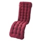 thumbnail image 4 of Cómodo Cojín Reclinable Para Jardín De Poliéster, Estera Engrosada, Interior Al Aire Libre, Rojo Vino B, 4 of 5