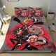 thumbnail image 1 of Helluva Boss Conjunto de sábanas temático, trío de piezas, cómodo y amigable con la piel, diseño único, regalo de decoración para el hogar para familiares, amigos y fans,140cm *210cm, 1 of 6