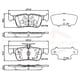 thumbnail image 3 of Pastillas Freno para auto Lincoln MKZ 2013-2020 Trasero, 3 of 4