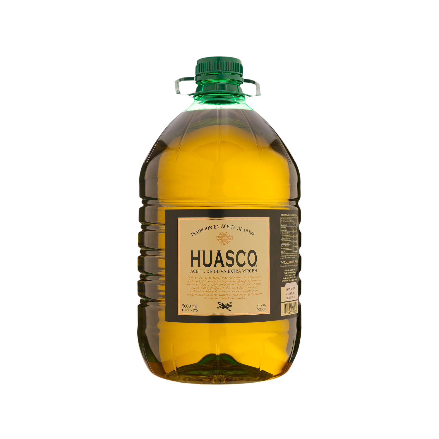 Aceite De Oliva Extra Virgen Huasco 1 X 5000 Ml