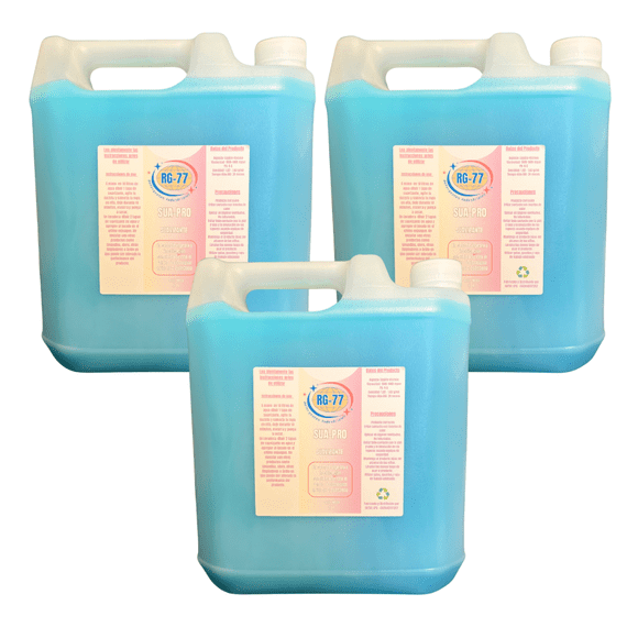 Suavizante Ropa Concentrado Fragante RG-77 5 litros 3 Unid