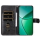 thumbnail image 5 of Funda con Cremallera para Realme 12 Plus, Carcasa Cartera de Cuero PU con Soporte y Tarjetero, 5 of 6
