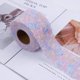 thumbnail image 1 of suxuMhao Tela Artesanal Bordada de Rosa Tridimensional, Versátil para Artes y Manualidades, Tela de Costura DIY y Malla para Manualidades, 5 Rollos 3.15x36in, Accesorios de Tela DIY Azul Amarillo, 1 of 3