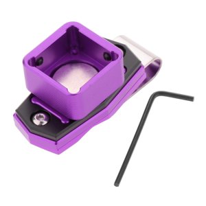 Ioensy - Soporte Magnético Para Tiza Con Clip Para Cinturón, Accesorios Para Taco De Billar, Color Morado