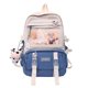 thumbnail image 1 of Get Ready for School with Our Kawaii Student Backpack - Simple Preppy Style with Front Pocket for Easy Access, 1 of 4