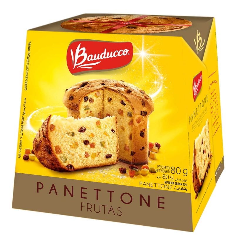 Panettone De Frutas 80 g Bauducco