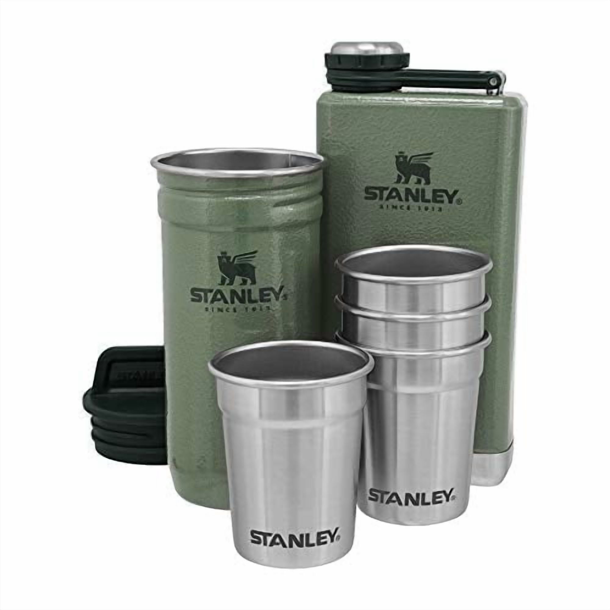Stanley Stainless Steel Shot Glass And Flask Gift Set Stanley Stanley