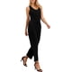 thumbnail image 4 of INSPIRE CHIC Monos para Mujeres Elegantes y Casuales Mono sin Mangas Cuello Redondo Tejido Pierna Ancha Rompers Jumpers Conjuntos de Verano L Negro, 4 of 6