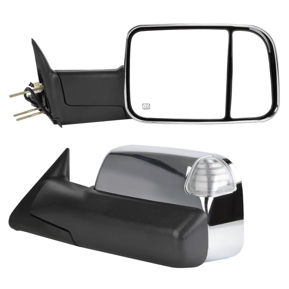 Par de Espejos de Remolque ECCPP para Dodge Ram 1500/2500/3500 (1998‑2002)