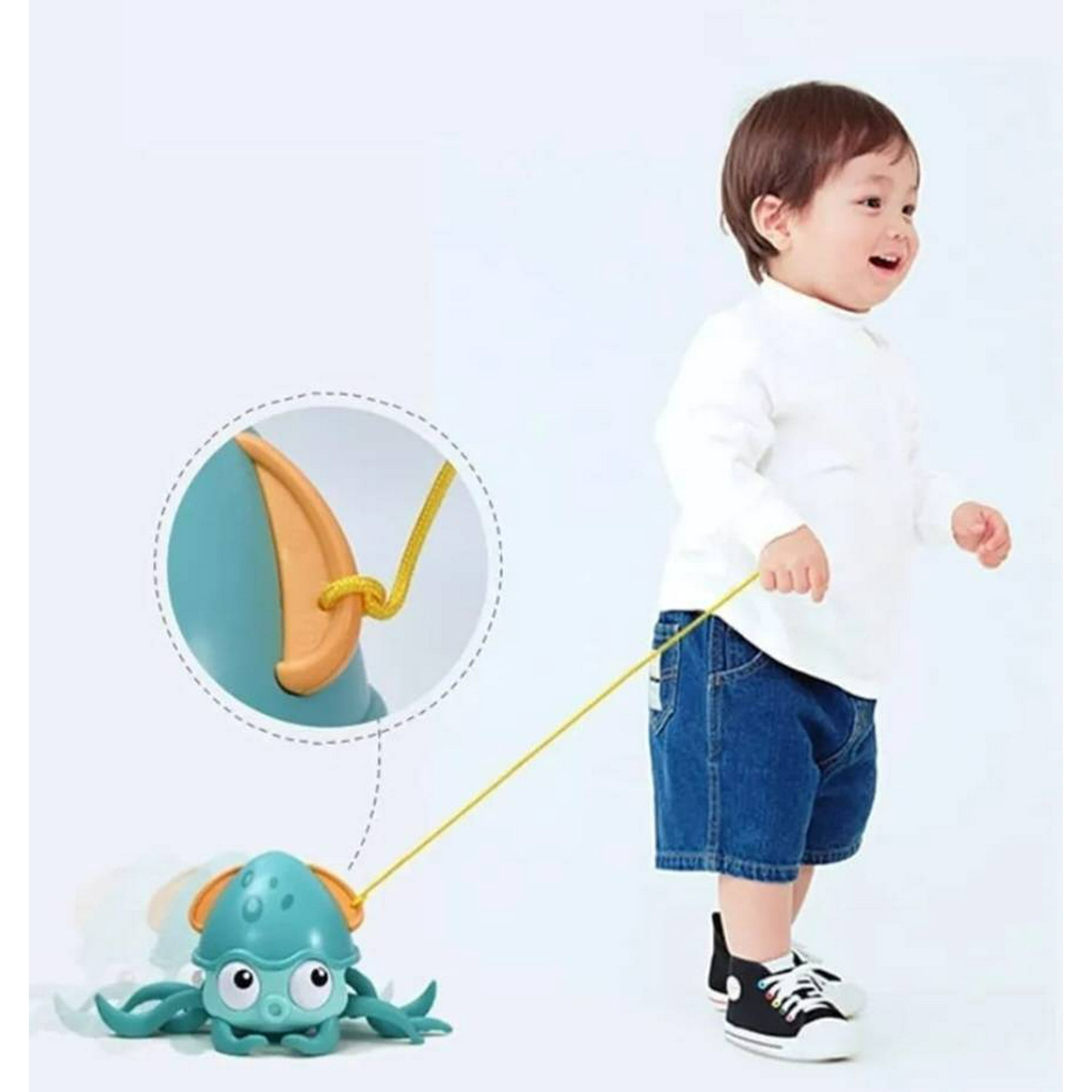 Mundo Eve - Octupus Juguete A Cuerda Piso Y Agua