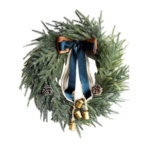 Magideal - Corona Navideña Artificial, Guirnalda Navideña Para Exteriores, Interiores Y Exteriores, Corona Navideña Para Puerta De Entrada, Sala De Estar, Hotel