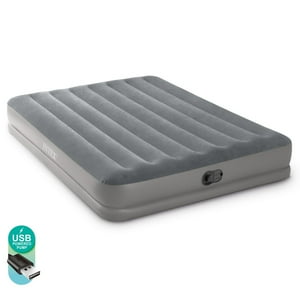 Intex - Colchón Inflable Eléctrico Usb 2 Plazas 152X203X30 Cm Prestige Mid-Rise