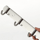 thumbnail image 5 of Perchero Pared Acero Inoxidable Plateado 6 Ganchos Multiuso, 5 of 6