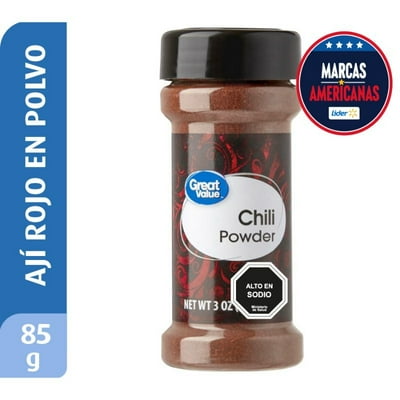 Ají Rojo En Polvo Frasco 85 G Great Value