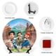 thumbnail image 3 of Buffalo Kids Plato decorativo de porcelana fina (bone china), plato decorativo de cerámica para hogar, oficina, soporte de pared, platos decorativos para dormitorio - 6 pulgadas (15 cm), 3 of 6