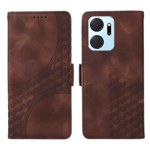 Carcasa Foxdock Honor X7A 4G De Cuero Pu, Diseño Acolchado Clásico, Protección Contra Caídas Y Rayones