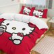 thumbnail image 1 of Hello Kitty 3-Piece Twin Bed Set - Includes 1 Single Comforter And 2 Pillowcases Bedding - Fade Resistant Microfiber - Hello Kitty, 1 of 4