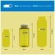 thumbnail image 5 of Botella de agua Nalgene, boca ancha, 946 ml, sin BPA, duradera, verde, 5 of 6