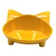 thumbnail image 3 of Lindo Tazón De Fuente De Agua Con Forma De Orejas De Gato Para Mascotas, Tazón Ancho De Alimentación Antideslizante, Amarillo, 3 of 5