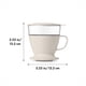 thumbnail image 2 of Cafetera OXO Brew de una sola porción, para verter más de 350 ml, color blanco, 2 of 8