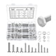thumbnail image 1 of Kit surtido de tuercas y tornillos Mr. Pen de acero inoxidable, 408 piezas, 1 of 7