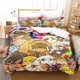 thumbnail image 1 of Odd Taxi Bedding Set Bed Set Aldult Kid Bedroom Duvetcover Sets Kawaii, 1 of 5