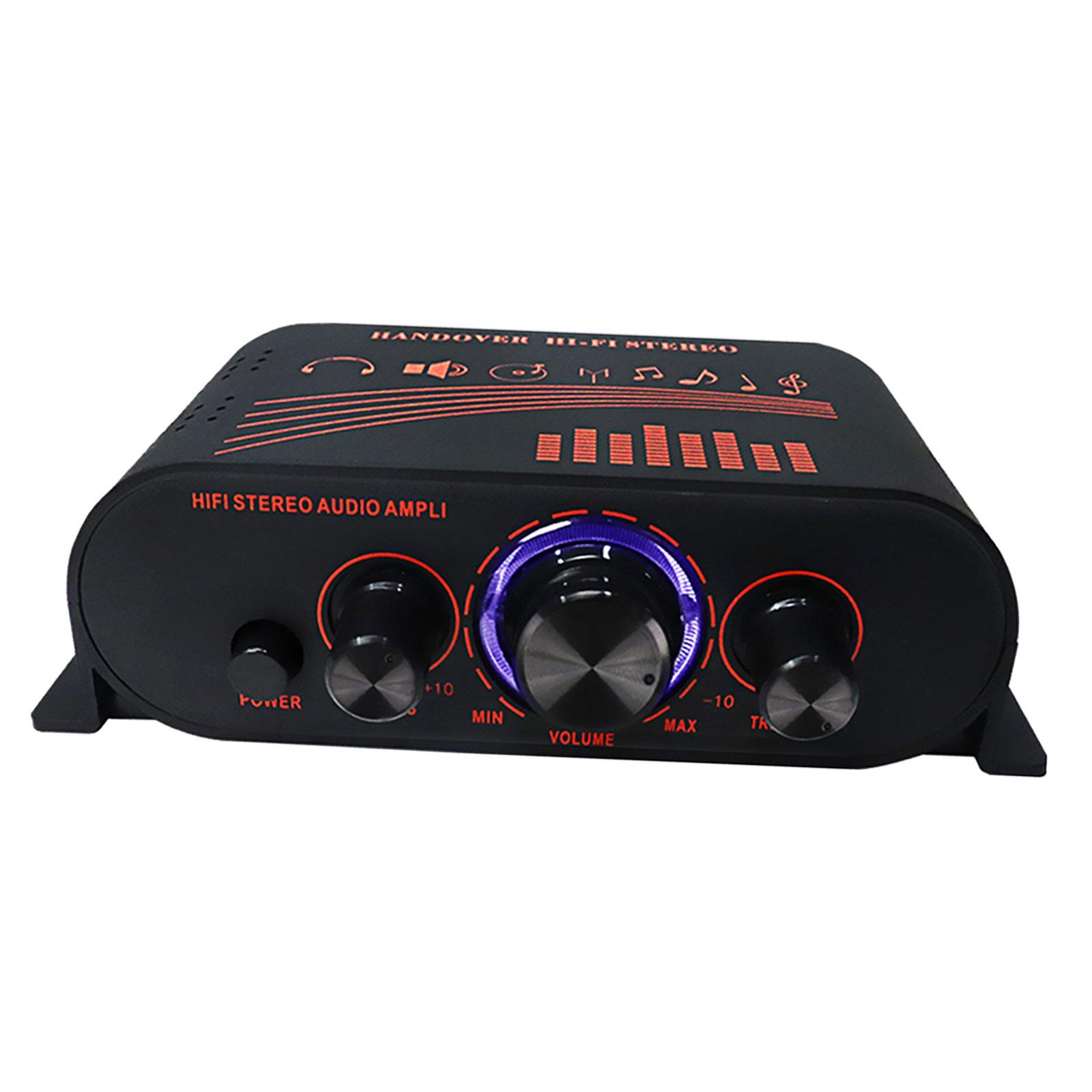Bothyi - Amplificador De Potencia De Audio Para Coche De 12V Para Subwoofer Mp3 De Cine En Casa Automático
