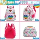 thumbnail image 2 of Bikab School Bags 3 in 1 Kids Bags for Girls Kawaii Backpack Waterproof Children School Bags for Girl 16" Bag for Girls Set, 2 of 3