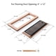 thumbnail image 3 of Soporte empotrado Floor Register Razo de roble blanco de 10 x 30 cm con amortiguador, 3 of 6