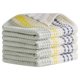 thumbnail image 1 of REGALWOVEN Toallas de Mano a Rayas de Waffle para Baño, Juego de Toallas Decorativas de Algodón Suave y Absorbente (13 x 29 Pulgadas) Azul Amarillo 4 Piezas, 1 of 4