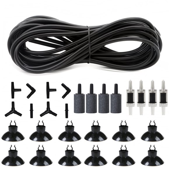 Kit de tubo de aireación ALEGI 7,6 m 3/16 " de silicona