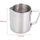 thumbnail image 3 of Jarra para espumar leche para espresso de 20 oz, jarra humeante para espresso de 20 oz, taza para espumar leche para café, jarra humeante para café de 20 oz/600 ml, 3 of 8