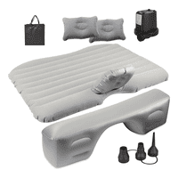 Genérico - Colchon Inflable Auto Cama + Compresor + 2 Almohadas Camping