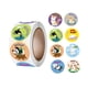 thumbnail image 3 of Pegatizas de animales de 500 veces calcomanías de animales de animales extraíbles 1 '' Pegatinas de decoración de regalos de cáscara y palo para salón A, 3 of 5