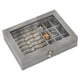 thumbnail image 2 of Joyero Exhibidor Organizador De Joyas Con Tapa Gris, 2 of 3