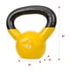 thumbnail image 3 of Kettlebell Sunny Health & Fitness Sunny con revestimiento de vinilo, 4,5 kg, 3 of 7