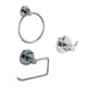 thumbnail image 1 of Accesorios de Baño 3 piezas cromadas, Kit, 1 of 4