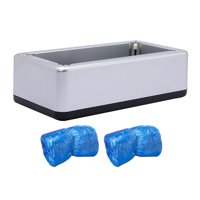 Ioensy - Dispensador Automático De Cubiertas De Zapatos Desechables, Máquina De Cubiertas De Zapatos Para Fábrica, Cubierta Plateada 200