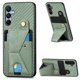 thumbnail image 2 of Funda Resistente para Samsung Galaxy A16 con Tarjetero y Soporte, Diseño Magnético Verde, 2 of 4