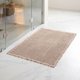 thumbnail image 3 of REGALWOVEN Alfombra de Baño con Flecos de Waffle Suave Absorbente para Lavandería Lavable Alfombras de Baño Gruesas Regalos para el Hogar Bohemia Caqui 18" x 30", 3 of 7