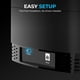 thumbnail image 5 of Estación de acoplamiento SABRENT USB-C de 5 bahías para HDD/SSD SATA de 2,5», 5 of 7