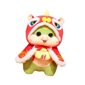 Bothyi - Juguete De Peluche De Serpiente, Juguete De Peluche De Serpiente Suave Para Amigos De Cumpleaños, Halloween, Verde Con Lingote