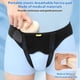 thumbnail image 3 of Cinturón de hernia TENB para hombre, soporte para hernias, entramado inguinal mediano, 3 of 9