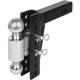 thumbnail image 1 of Soporte de bola doble ajustable MAXXHAUL 50963 para receptor de 2 pulgadas, 1 of 4