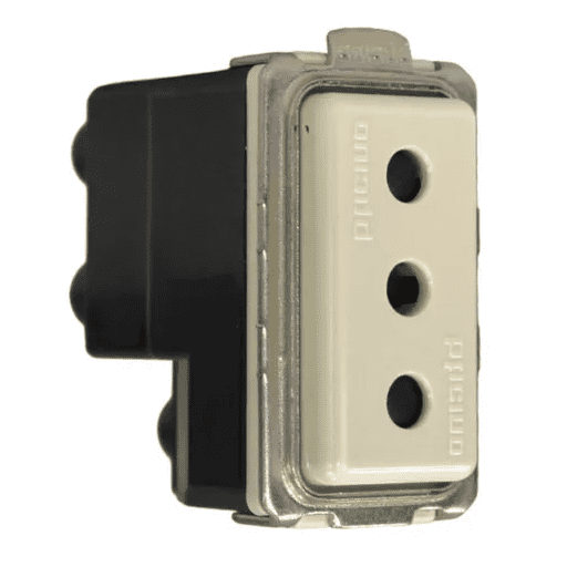 Genérico - Modulo Enchufe 2p+t 10a Magic Blanco